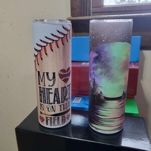 Set of Two Artistic Tumblers